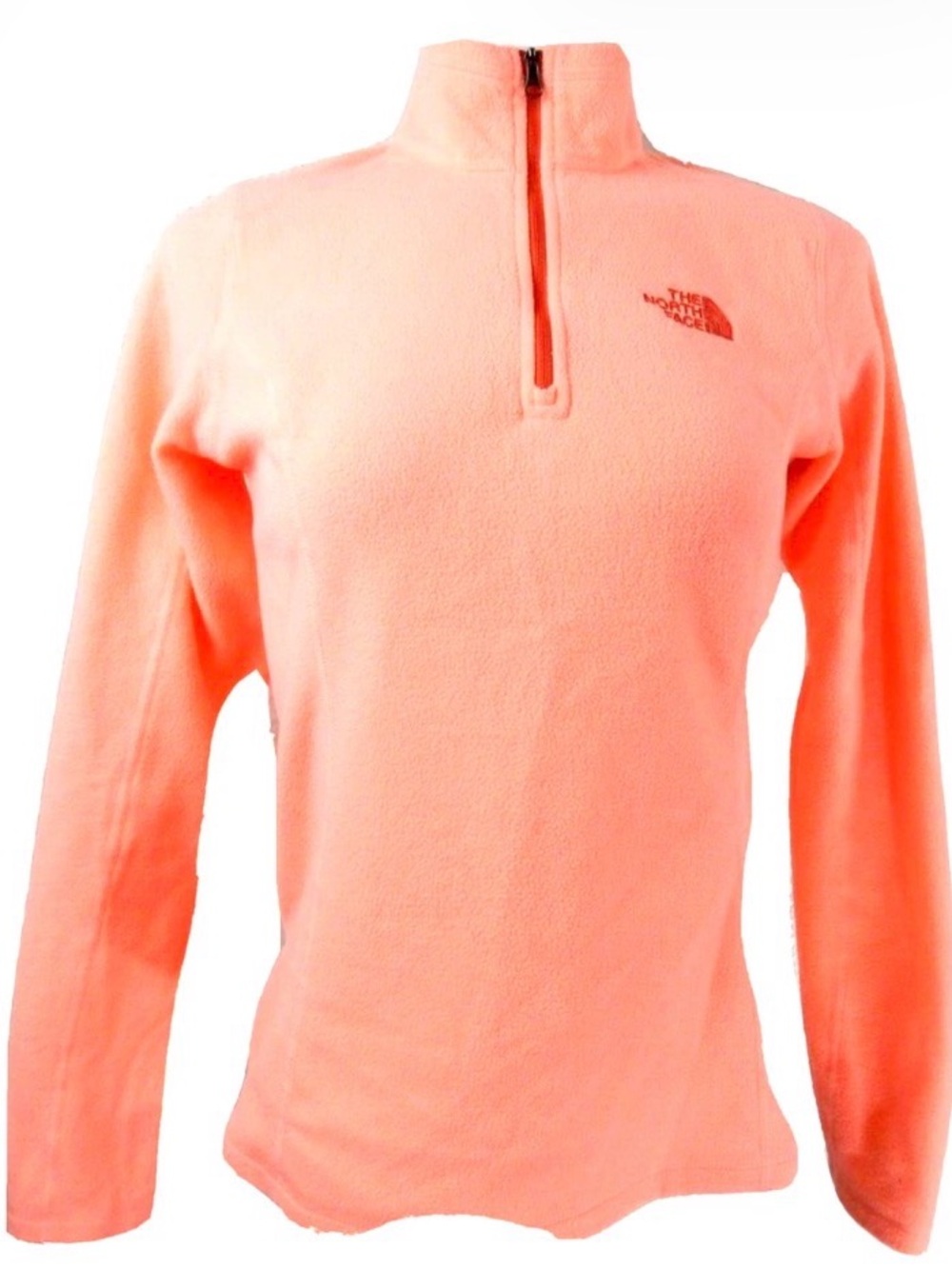 The North Face Girls' Peach Quarter-Zip Fleece Pullover